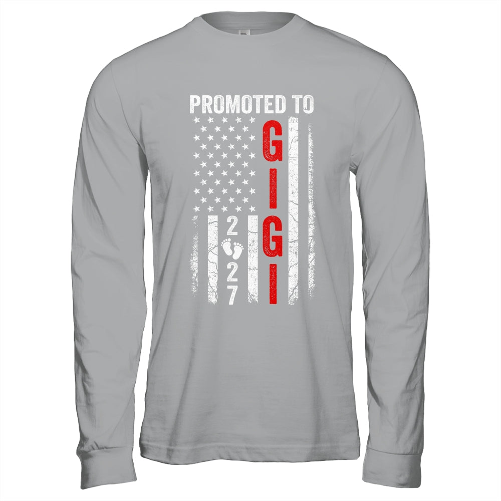 Patriotic Promoted To Gigi 2027 First Time New Gigi Shirt & Hoodie | teecentury