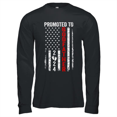 Patriotic Promoted To Godfather 2024 First Time New Shirt & Hoodie | teecentury