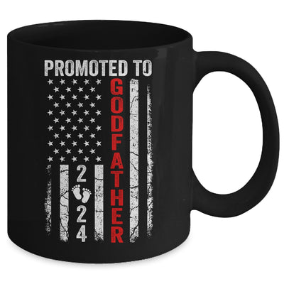 Patriotic Promoted To Godfather 2024 First Time New Mug | teecentury