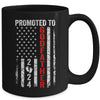 Patriotic Promoted To Godfather 2024 First Time New Mug | teecentury