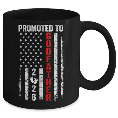 Patriotic Promoted To Godfather 2026 First Time New Mug | teecentury