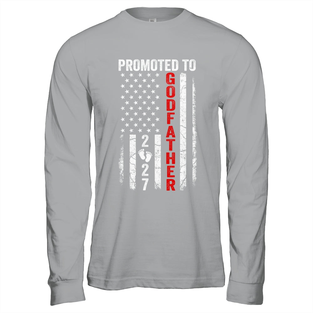 Patriotic Promoted To Godfather 2027 First Time New Shirt & Hoodie | teecentury