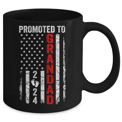 Patriotic Promoted To Grandad 2024 First Time New Grandad Mug | teecentury