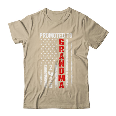 Patriotic Promoted To Grandma 2025 First Time New Grandma Shirt & Tank Top | teecentury