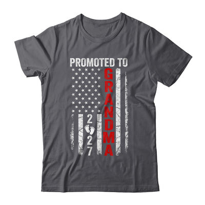 Patriotic Promoted To Grandma 2027 First Time New Grandma Shirt & Hoodie | teecentury
