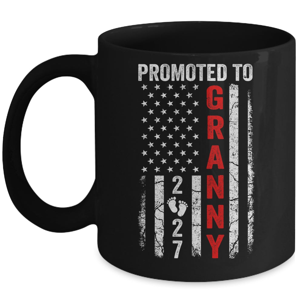 Patriotic Promoted To Granny 2027 First Time New Granny Mug | teecentury