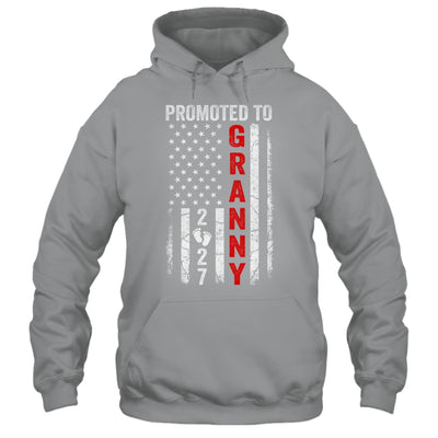 Patriotic Promoted To Granny 2027 First Time New Granny Shirt & Hoodie | teecentury