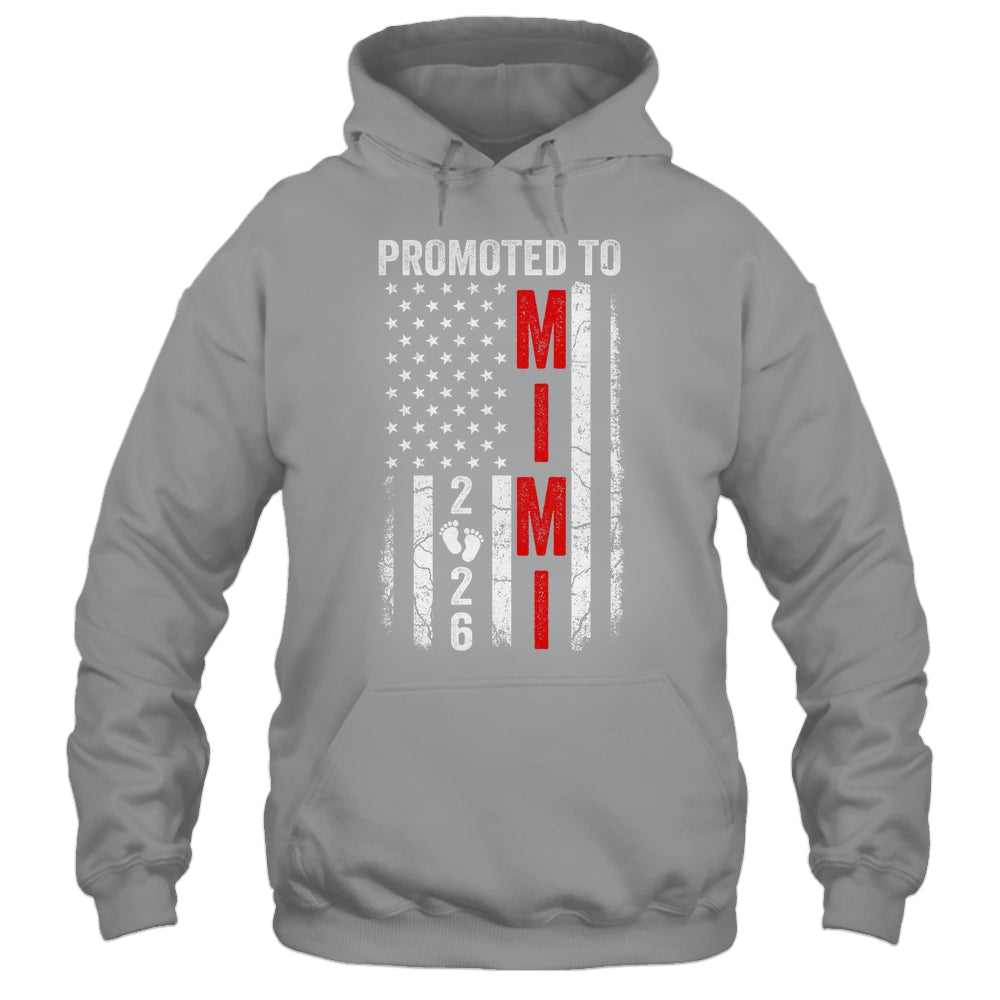 Patriotic Promoted To Mimi 2026 First Time New Mimi Shirt & Hoodie | teecentury