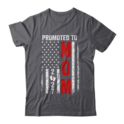 Patriotic Promoted To Mom 2027 First Time New Mommy Shirt & Hoodie | teecentury