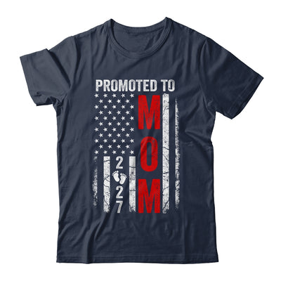 Patriotic Promoted To Mom 2027 First Time New Mommy Shirt & Hoodie | teecentury