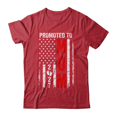 Patriotic Promoted To Mom 2027 First Time New Mommy Shirt & Hoodie | teecentury
