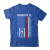 Patriotic Promoted To Mommy 2025 First Time New Mom Shirt & Tank Top | teecentury