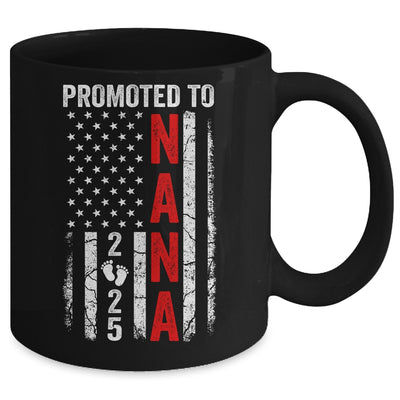 Patriotic Promoted To Nana 2025 First Time New Nana Mug | teecentury