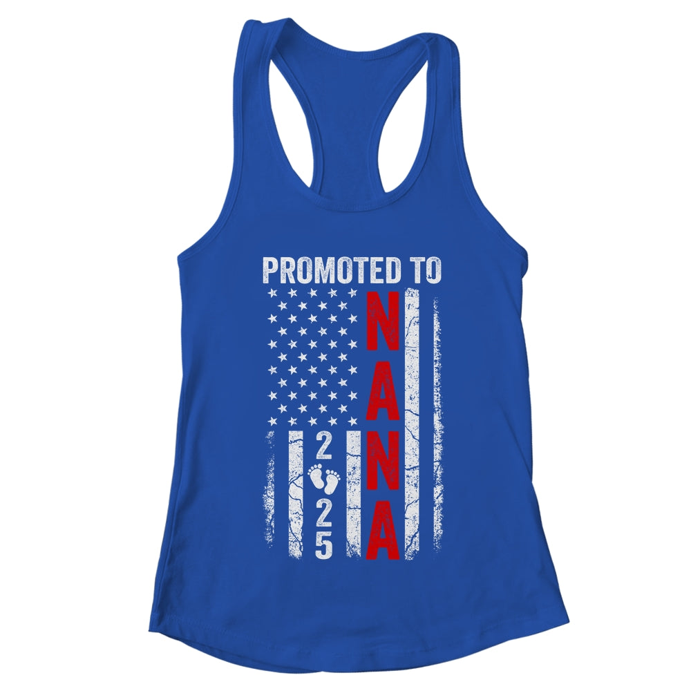 Patriotic Promoted To Nana 2025 First Time New Nana Shirt & Tank Top | teecentury