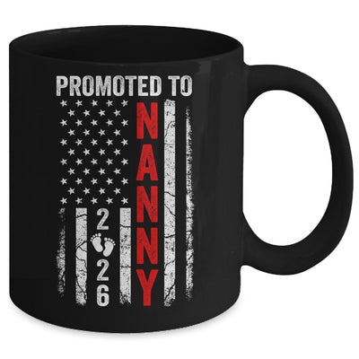 Patriotic Promoted To Nanny 2026 First Time New Nanny Mug | teecentury