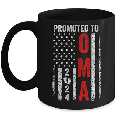 Patriotic Promoted To Oma 2024 First Time New Oma Mug | teecentury