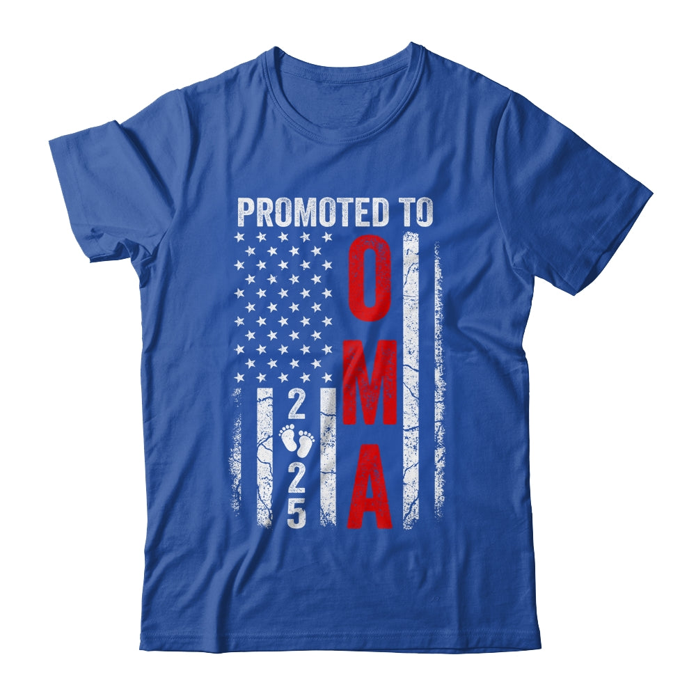 Patriotic Promoted To Oma 2025 First Time New Oma Shirt & Tank Top | teecentury