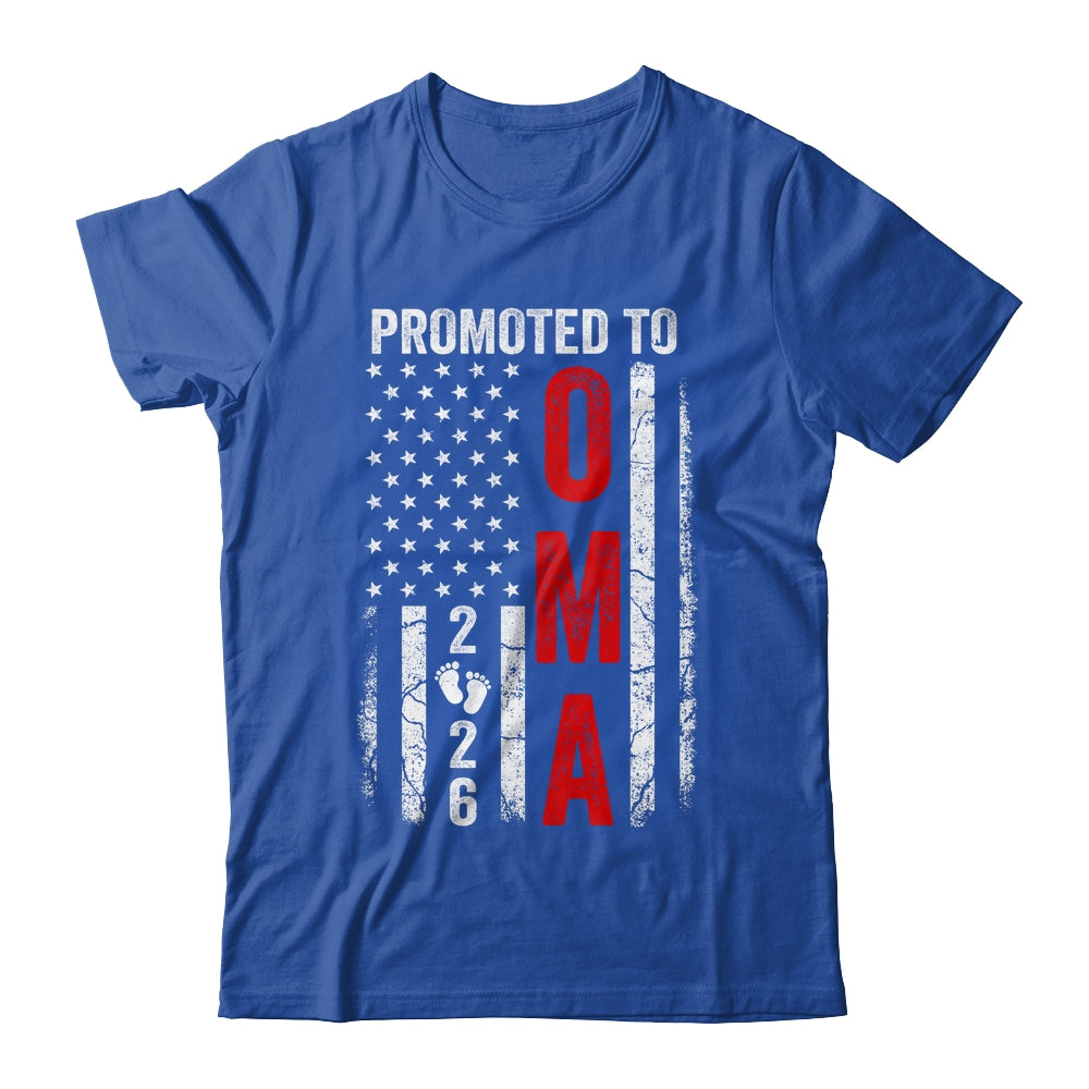 Patriotic Promoted To Oma 2026 First Time New Oma Shirt & Hoodie | teecentury