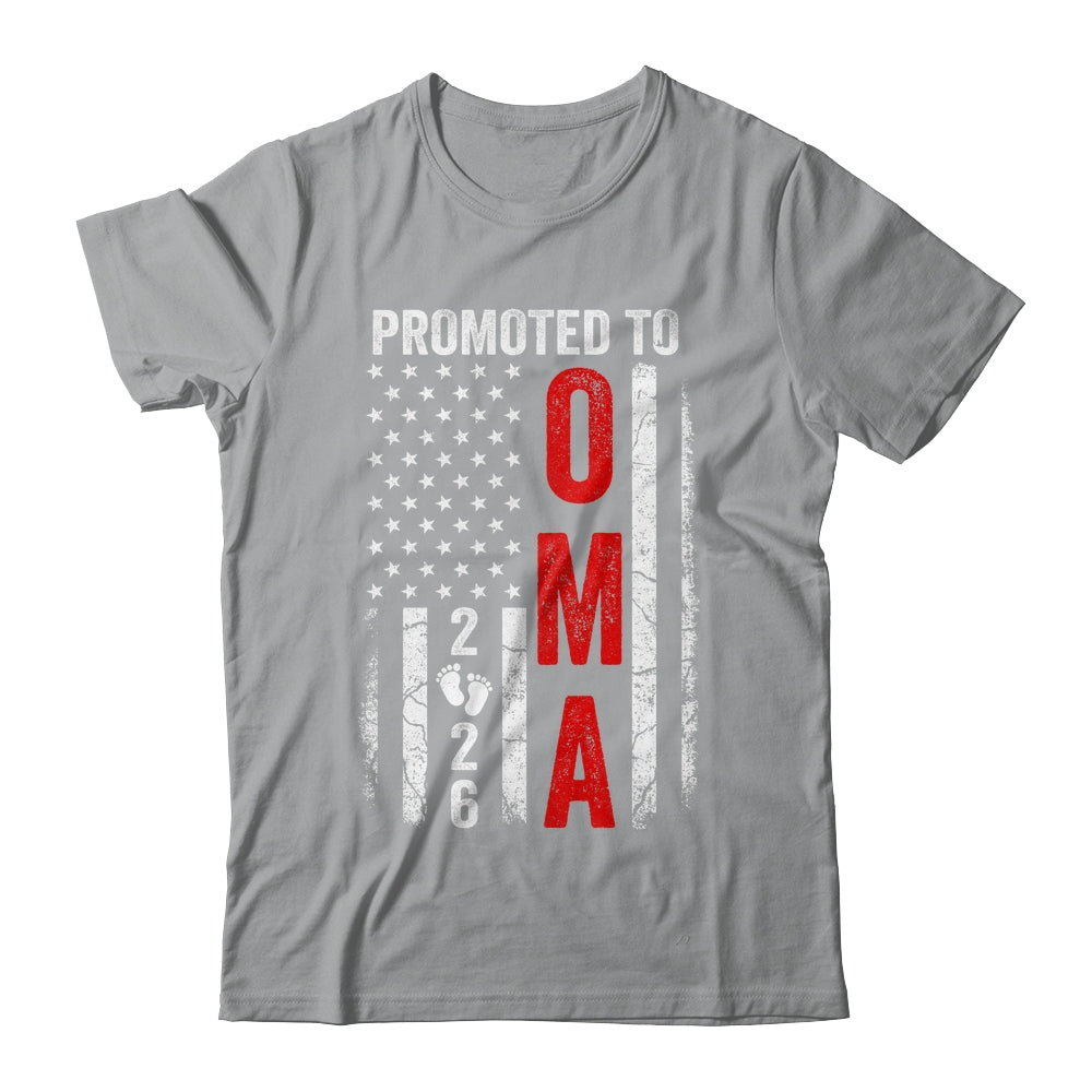 Patriotic Promoted To Oma 2026 First Time New Oma Shirt & Hoodie | teecentury