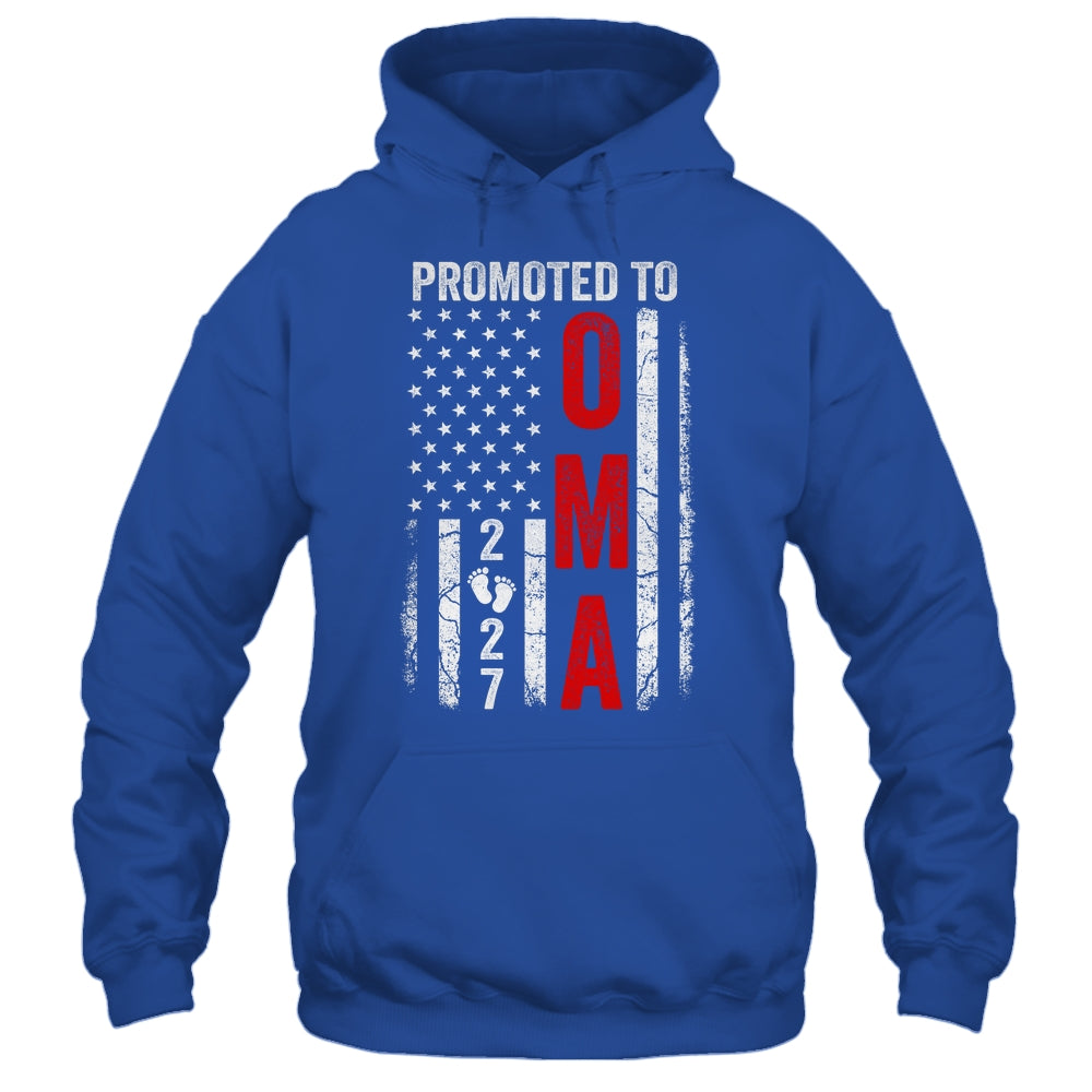 Patriotic Promoted To Oma 2027 First Time New Oma Shirt & Hoodie | teecentury
