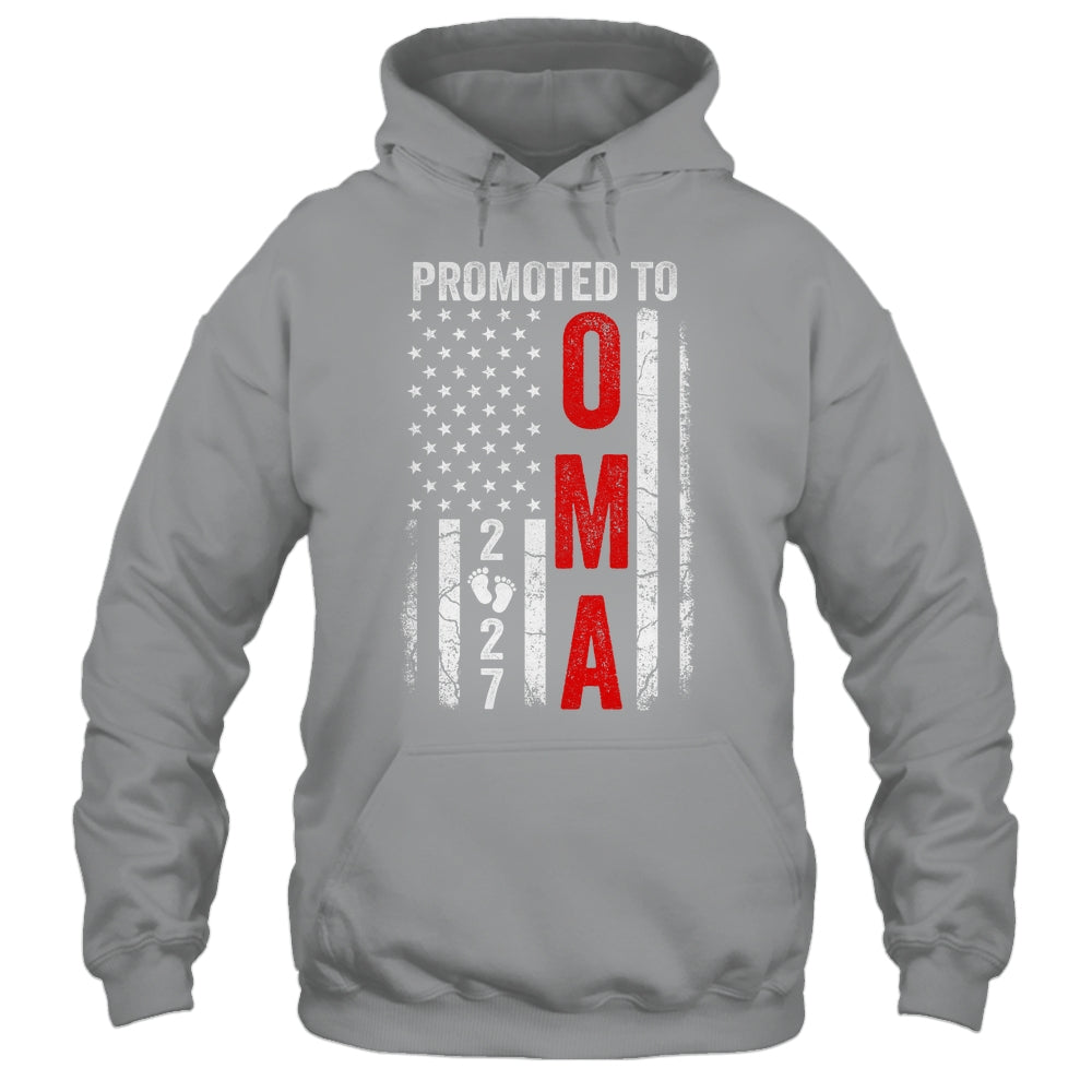 Patriotic Promoted To Oma 2027 First Time New Oma Shirt & Hoodie | teecentury