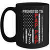 Patriotic Promoted To Pap Pap 2025 First Time New Pap Pap Mug | teecentury