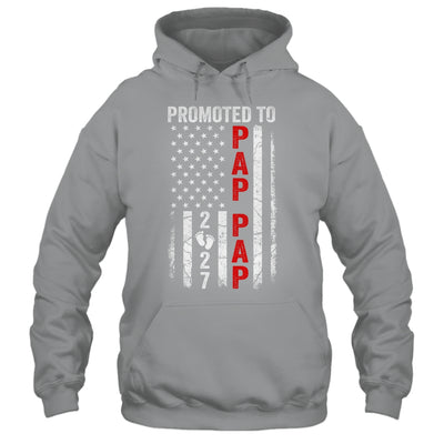Patriotic Promoted To Pap Pap 2027 First Time New Pap Pap Shirt & Hoodie | teecentury
