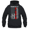 Patriotic Promoted To Papa 2024 First Time New Papa Shirt & Hoodie | teecentury