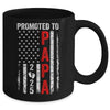 Patriotic Promoted To Papa 2025 First Time New Papa Mug | teecentury