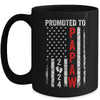 Patriotic Promoted To Papaw 2024 First Time New Papaw Mug | teecentury