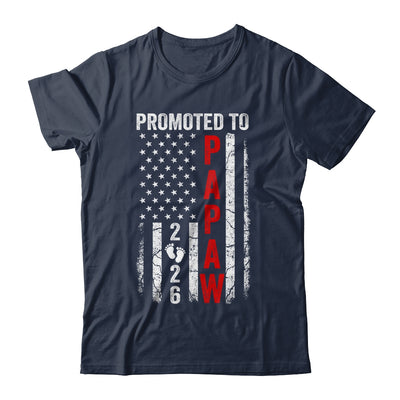 Patriotic Promoted To Papaw 2026 First Time New Papaw Shirt & Hoodie | teecentury
