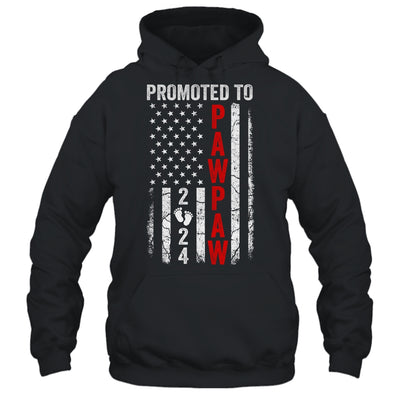 Patriotic Promoted To Pawpaw 2024 First Time New Pawpaw Shirt & Hoodie | teecentury