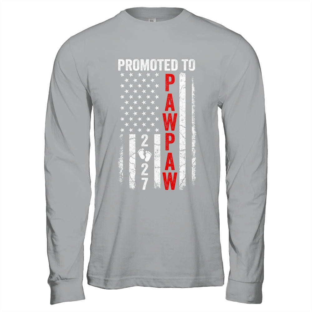 Patriotic Promoted To Pawpaw 2027 First Time New Pawpaw Shirt & Hoodie | teecentury