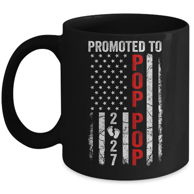 Patriotic Promoted To Pop Pop 2027 First Time New Pop Pop Mug | teecentury