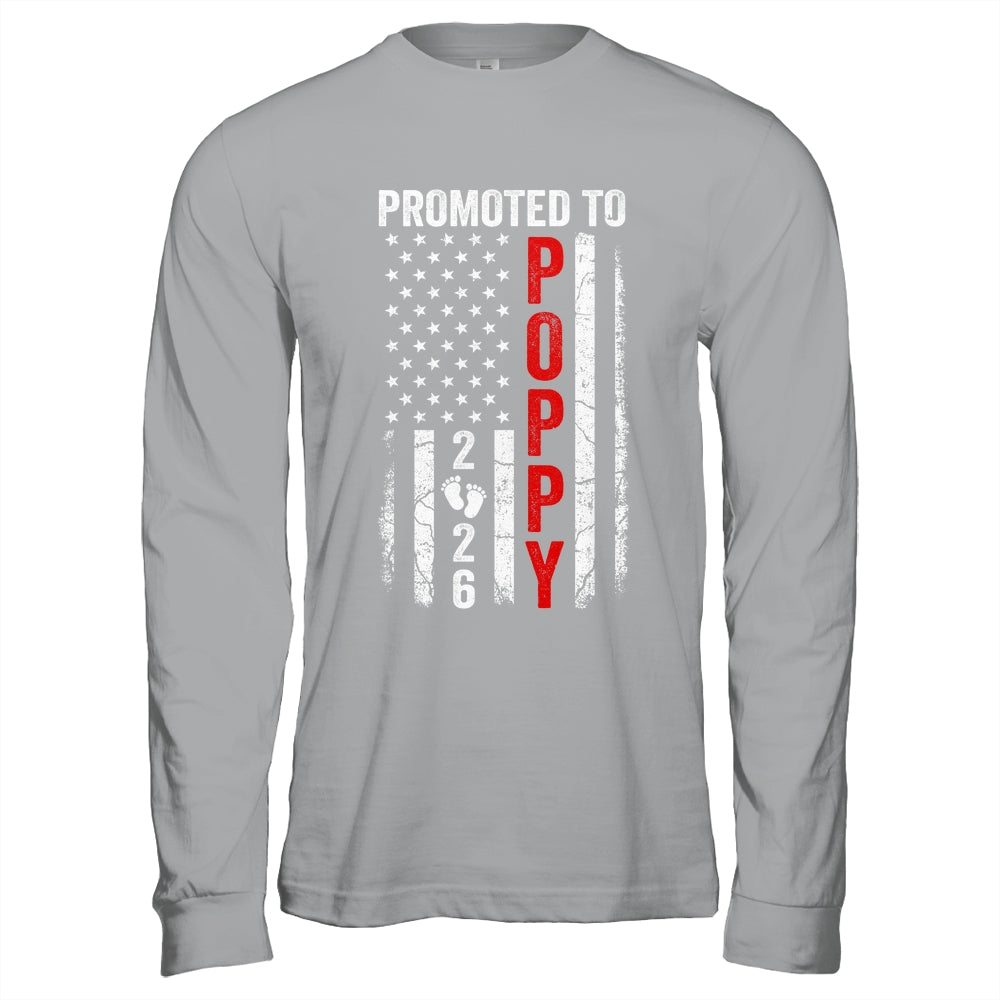 Patriotic Promoted To Poppy 2026 First Time New Poppy Shirt & Hoodie | teecentury