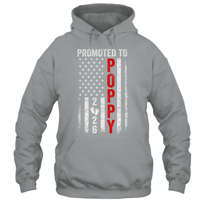 Patriotic Promoted To Poppy 2026 First Time New Poppy Shirt & Hoodie | teecentury