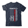 Patriotic Promoted To Uncle 2024 First Time New Uncle Shirt & Hoodie | teecentury