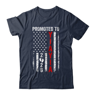 Patriotic Promoted To Yiayia 2026 First Time New Yiayia Shirt & Hoodie | teecentury