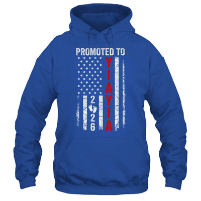 Patriotic Promoted To Yiayia 2026 First Time New Yiayia Shirt & Hoodie | teecentury