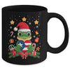 Patriotic Puerto Rico Flag Frog Tree Christmas Puero Rican Mug | teecentury
