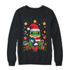 Patriotic Puerto Rico Flag Frog Tree Christmas Puero Rican Shirt & Sweatshirt | teecentury