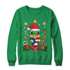 Patriotic Puerto Rico Flag Frog Tree Christmas Puero Rican Shirt & Sweatshirt | teecentury