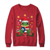 Patriotic Puerto Rico Flag Frog Tree Christmas Puero Rican Shirt & Sweatshirt | teecentury