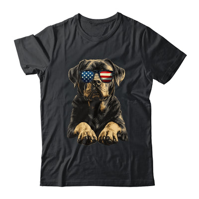 Patriotic Rottweiler Dog USA Flag 4th Of July Shirt & Tank Top | teecentury
