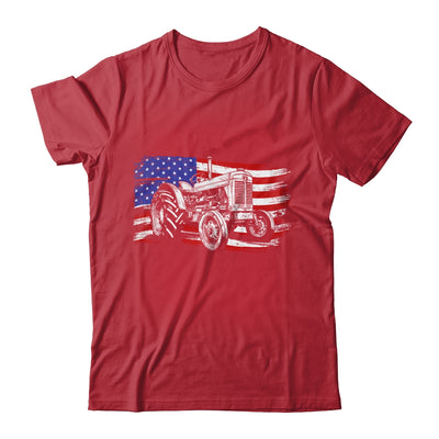 Patriotic Tractor USA American Flag Tractor Farm Men Women Shirt & Hoodie | teecentury