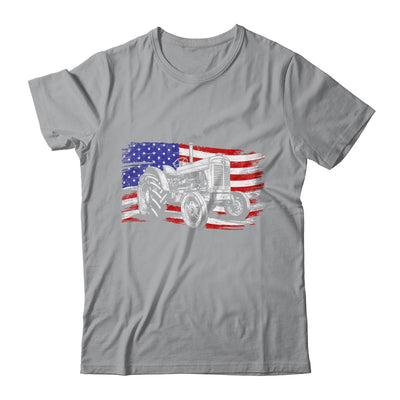Patriotic Tractor USA American Flag Tractor Farm Men Women Shirt & Hoodie | teecentury