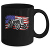 Patriotic Tractor USA American Flag Tractor Farm Men Women Mug | teecentury