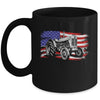 Patriotic Tractor USA American Flag Tractor Farm Men Women Mug | teecentury