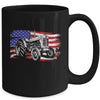 Patriotic Tractor USA American Flag Tractor Farm Men Women Mug | teecentury