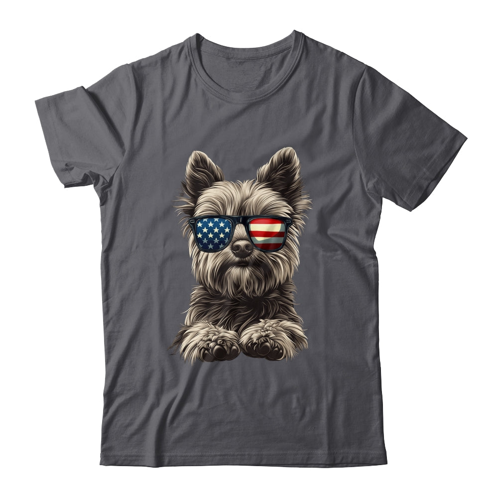Patriotic Yorkshire Terrier Dog USA Flag 4th Of July Shirt & Tank Top | teecentury